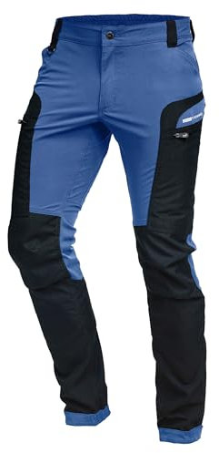 PUMA Workwear Pro-One Adventure Outdoor Wanderhose Herren - Ideal zum Klettern, Bergsteigen, Parkour und mehr – flexibel, verstärkt & strapazierfähig - Outdoor Hosen für Herren - Sky Blue - M