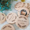 Runder Bierflaschenöffner aus Holz mit Magnet, Kühlschrankmagnet, Flaschenöffner für Küche, Versammlung, Party, 10 Stück