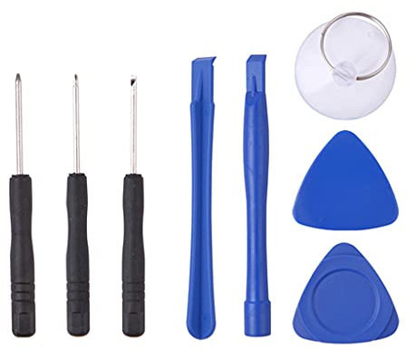 Mirweon 8 Pcs Professional Electronics Opening Pry Tool Repair For Cellphone Laptops Tablets And More Metal+ABS