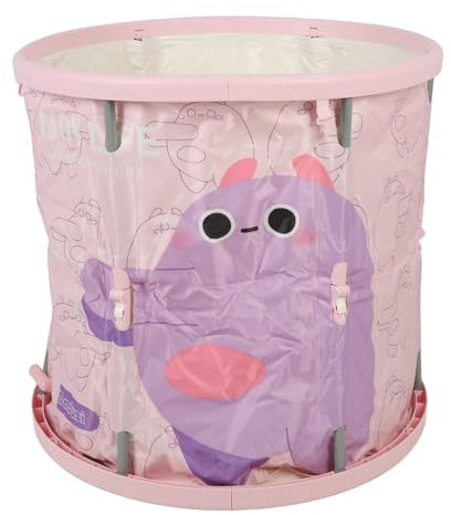 Baignoire Pliable pour les Enfants, Baignoire de Salle de Bain Pliante Indépendante Salle de Bain Sturdowing Portable pour la Salle de Bain de Sueur Adulte (Grand ventre violet)