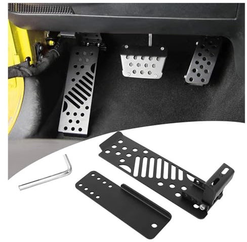HTHRRFE Dead Pedal Compatible avec JL, Dead Pedal Repose-Pieds côté Gauche Compatible avec Jeep 2018-2020 Wrangler JL Gladiator JT