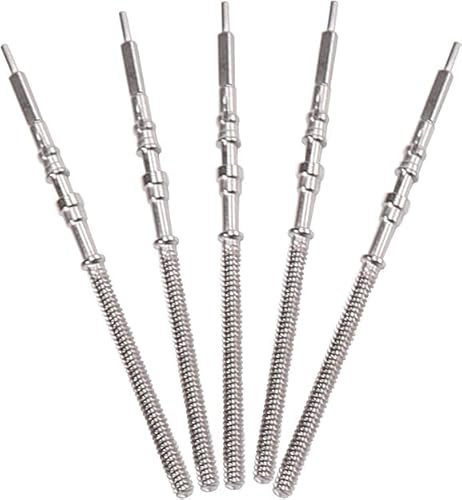 Wyjuan Uhrwerk mit Stahlstiel, Kronen-Set für NH35, NH36, NH38 und NH39, 5 Stück