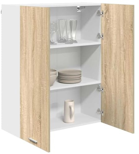 vidaXL Hängeschrank Sonoma-Eiche 80 x 31 x 100 cm Holzwerkstoff