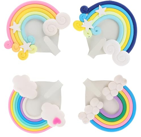 FIXOSHEE 4 Stück Teiliges Dekorative Regenbogen kleiderhaken ohne Bohren Kreative Wandaufhänger für Kleidung Schlüssel Hüte Pastellfarbene Garderobenhaken für Vielseitige Aufbewahrung im