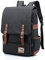 Professional Slim Laptop Backpacks, FEWOFJ Travel Daypack Casual business College Rucksack for Men Women, Work, Macbook, Tablet - Black