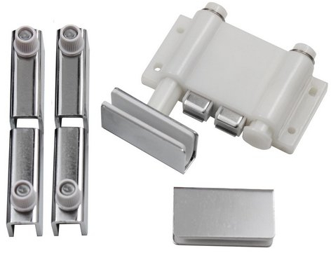 Druckmagnetschnäpper Set 8mm Glastüre Scharniere Möbel Schrank Magnetschnäpper