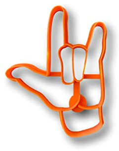 Hook Em Horns Cookie Cutter - I Love You Sign Cookie Cutter