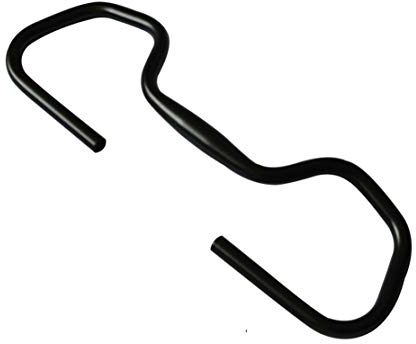 Wake Fahrrad-Lenker 25,4 mm/31,8 mm Klemme, Aluminiumlegierung, Schmetterlings-Lenker + Schaumstoff-Rohr-Griffe für Trekking, Radfahren, Mountainbike (31,8)