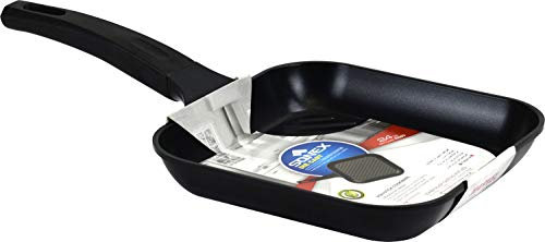 Sonex Marvel Diecast Non Stick Ceramic Coated Square Griddle Grill Pan 24cm