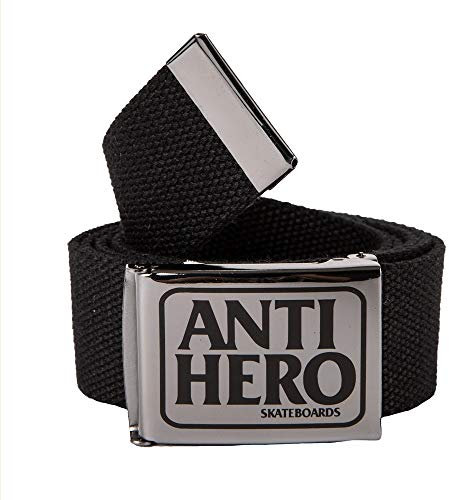 Anti Hero Skateboard-Gürtel Reserve Web Gunmetal / Black