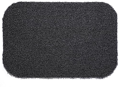 Easylife Dirt Trapper Indoor Door Mat (Slate) Super Absorbent Machine Washable Door Mat with Non-Slip Rubber Backing, Waterproof for Front & Back Doors (80x150cm) - Fully Guaranteed