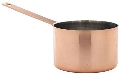Genware Mini Copper Saucepan 9 x 6.3cm - Pack of 6