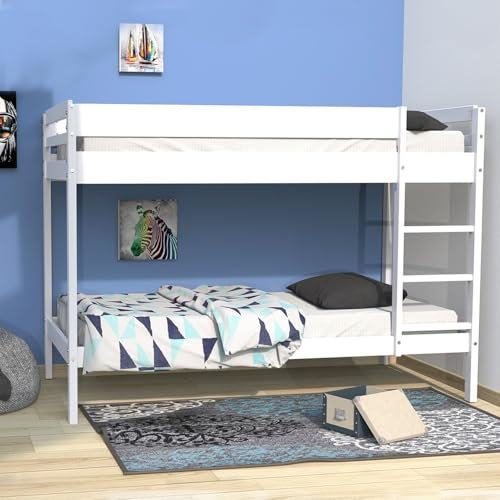 WEBER INDUSTRIES Letto a castello, 90 x 190 cm, colore: Bianco