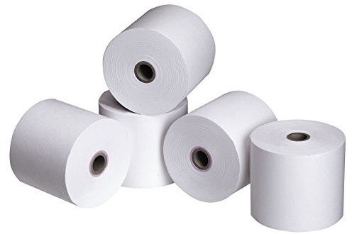 WKA EC-Cash Thermorollen, 57 mm x 18 m x 12 mm, weiß, 300 Rollen | 300 Stueck, Thermopapier, deutsche Produktion, Thermobeschichtung außen, ohne Rückseitenaufdruck
