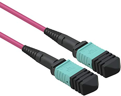VALUE MPO-Trunk-Kabel 50/125µm OM4, MPO/MPO, violett, 15 m