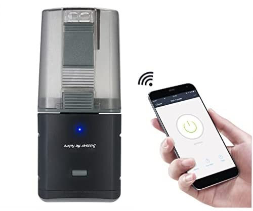 Kavolet Comedero automático para acuario, alimentador automático de peces, comedero acuario, temporizador, dispensador de comida para peces, control de salida ajustable, control de voz, compatible con