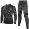 Muezna Thermounterwäsche Herren, Funktionswäsche Skiunterwäsche Lange Atmungsaktiv Thermounterwäsche Thermounterhose Set Weicher Wolle Fleecefutter für zu Hause Winter