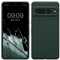 kwmobile Handyhülle für Google Pixel 7 Pro Hülle, für Pixel 7 Pro Case - Hülle Silikon - kabelloses Laden - Moosgrün