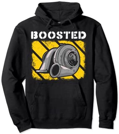 Turbolader Boosted - Turbo & Tuning Pullover Hoodie