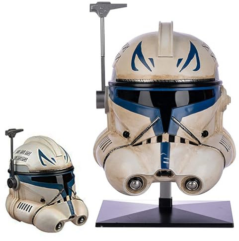Koshowgic Clone Captain Helm, Black Series SW Helm Harz Vollkopfmaske Halloween Cosplay Kostüm Deluxe Sammlerstück