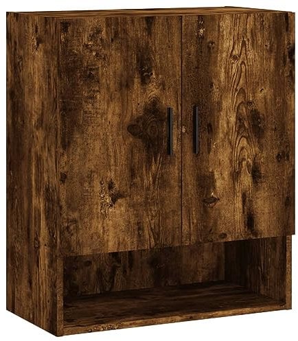vidaXL Wandschrank Räuchereiche 60x31x70 cm Holzwerkstoff