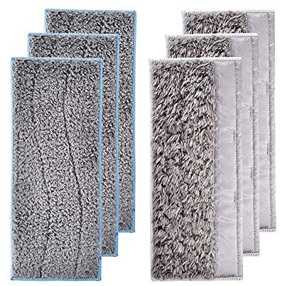 MR.BURGH Accesorios para Robots aspiradores 6 Paquetes Lavables Moderd Padping Pads Reemplazo Compatible con Ajuste para Irobot Fit para Braava Jet M6 Piezas de aspiradora (Color : 3wet-3dry)