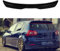 LohxA Spoiler Posteriore per alettone sul Tetto dell'auto per VW Golf 5 MK5 R32 GTI R, Spoiler Posteriore per berlina in ABS, Nero Lucido/Aspetto in Fibra di Carbonio,Glossy Black