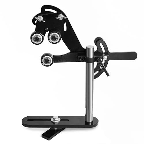 BMWOOD Woodturning Lathe Center Spindle Steady Rest MC-FS5, Wood Turning Three Wheels Stabilizer Auxiliary Clamping Tool.