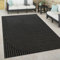 Paco Home Outdoor Teppich wetterfest Skandinavisch für Terrasse, Balkon & Garten pflegeleicht & robust Modernes Design Indoor & Outdoor geeignet, Grösse:240x340 cm, Farbe:Anthrazit 2