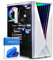 dcl24 Gaming Rechner AMD Ryzen 5 5500, RTX3050 6GB - 500GB SSD, 16GB DDR4, Gamer PC mit 6x4.2 GHz, weißer Gaming PC mit WLAN, Zocker Computer mit Windows 11 Pro [18768]