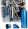Broca Diamante 140 * 450mm, Perforadora de Agua 1 1/4 Para Tuberías, Sierra Corona Para Hormigón Duro, Granito, Ladrillo Y Mampostería