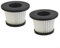 Lot de 2 filtres HEPA de rechange pour aspirateur sans fil Silvercrest Shaz 22.2 C3, filtres de rechange lavables