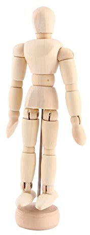 Rankomu Sketch Mannequin Holzfigur Mannequin 20,3 cm Gelenkmodell zum Skizzieren und Zeichnen