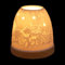 Hellmann Versand Mini-Iglu - Nr. 431 Katzen durchbr. - Kerzenhalter - Weiß - Porzellan - Glänzend - 10 cm (Höhe/Breite/Durchmesser) - Für Feierliche Anlässe