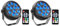 Rtktoup RGB Recargable Foco Par LED, 12 LED Batería Luz de Escenario con Control Remoto Luces Discoteca para Fiesta Bar DJ Show Boda Halloween Navidad