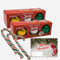 Hot Chocolate Gift Set - 6 X Flavoured Hot Cocoa Bombs With Marshmallows + 6 X Christmas Candy Canes Sweets With Xmas Card - Stocking Fillers - Drinking Chocolate - For Kids Girls Boys Adults