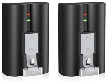 PoweLyt 2 Packs 6040mAh Replacement Batteries for Ring Camera Compatible with Video Doorbell 2(2024 release)/3/4/3 Plus,Stick Up Cam Indooor and Outdoor,Peephole Cam,Floodlight Wired