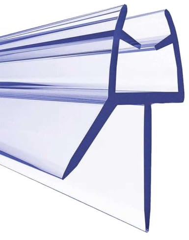 Shower Door Seal 6-8mm Thick x 900mm 10-16mm Gap Replacement