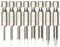 Rarapop Slotted Phillips Screwdriver Bit Set 8Pcs Flat Slotted and Phillips Cross Head 1/4 Inch Hex Shank 2 Inch/50 mm Length S2 Steel with Magnetic for Screwdriver Drill Impact Driver (8Pcs 50mm)