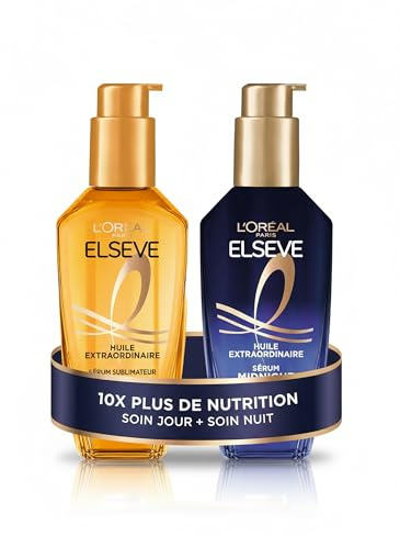L'Oréal Paris Elseve Huile Extraordinaire Routine Nutrition Jour Nuit