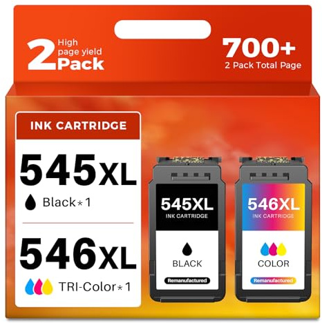 545XL 546XL Patronen Ersatz für Canon Tintenpatronen PG-545XL CL-546XL 545 546 Druckerpatronen für Pix ma TS3350 TS3450 TR4550 TR4650 MX490 MX495 TS3150 TS3440 TR4551 TS3151 TS3355 MG2550s MG2555s