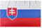 Durabol Flagge Slowakei Flag 150 x 90 cm Satin Doppelte Nähte
