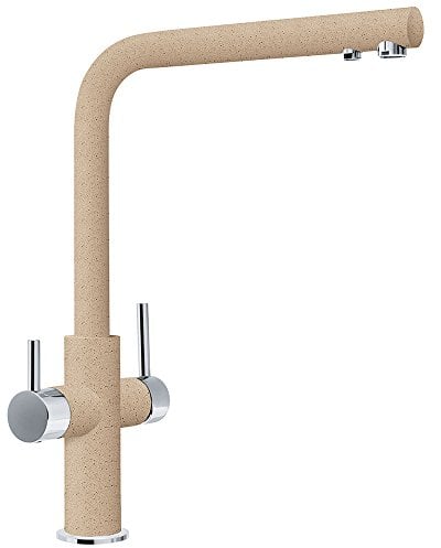 Franke 115.0370.709 Zwei-Funktionen-Spültischbatterie Neptune Clear Water, beige