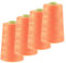 4 x 4572m Overlock-Garn Overlock-Nähgarn Oeko-Tex Polyestergarn Farbe 501 bis 540, Farbe:A536 pfirsichorange