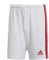 adidas Herren Squadra 21 Shorts, White/Team Power Red, XXL