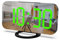 Mqruntoo Digital Wecker Mit Großes LED Display,Tischuhr Digitale Uhr 6.7”Display, 3-Stufen Helligkeitskontrolle,Dual-USB-Ladegerät-Anschluss Wecker für Nachttisch, Schlafzimmer und Büro