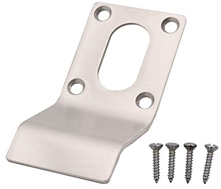 Cylinder Pull Finger Latch Oval Profile - Satin Stainless Steel - 86mm