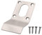 Cylinder Pull Finger Latch Oval Profile - Satin Stainless Steel - 86mm