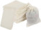 50 Pcs Cotton Muslin Drawstring Bags, 100% Cotton Reusable Mesh Bags Tea Coffee Filter Spices Storage Crafts Soap Nuts Gift Bag,10 * 8cm