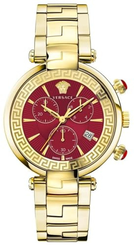 Versace Damenuhr Chronograph Quarz Edelstahl - VE2M00721